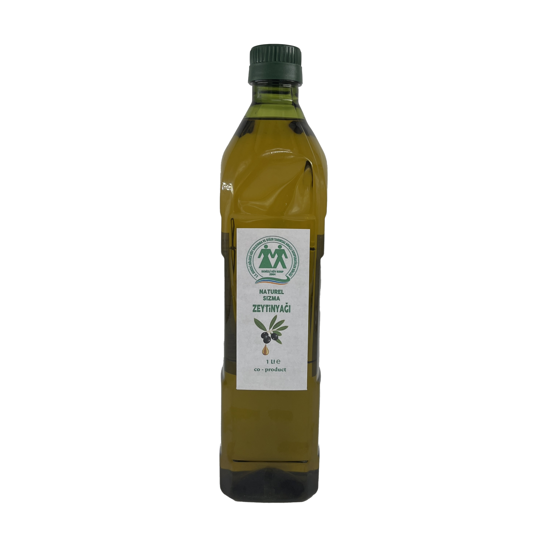 Denizli Köy Koop. Naturel Sızma Zeytinyağı 1 Lt